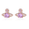 REINA Four Claw Zirconia Earrings (with box)