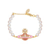 ROXANNE Lacquered Pentagram Pearl Bracelet (with box)