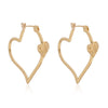 SALIMA Saturn Heart Large Hoop Earrings (with box)