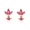 SHOSHANA Clover Zirconia Earrings (with box)