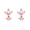 SHOSHANA Clover Zirconia Earrings (with box)