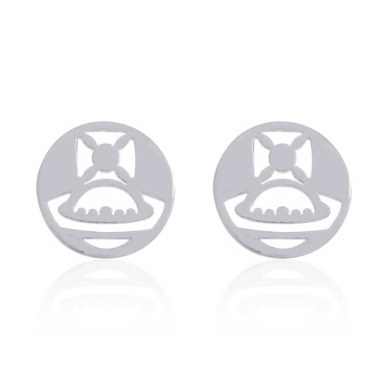 IMOGENE Round Earrings (with box)