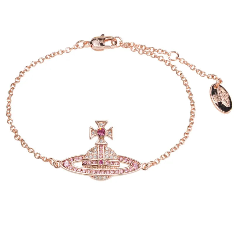 Crystal Orb Chain Bracelet