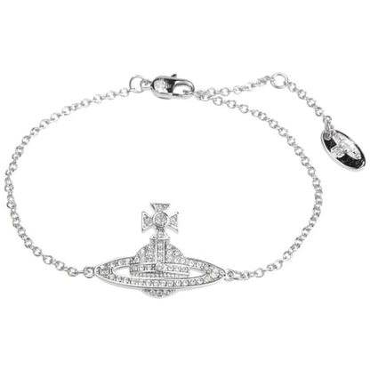 Crystal Orb Chain Bracelet