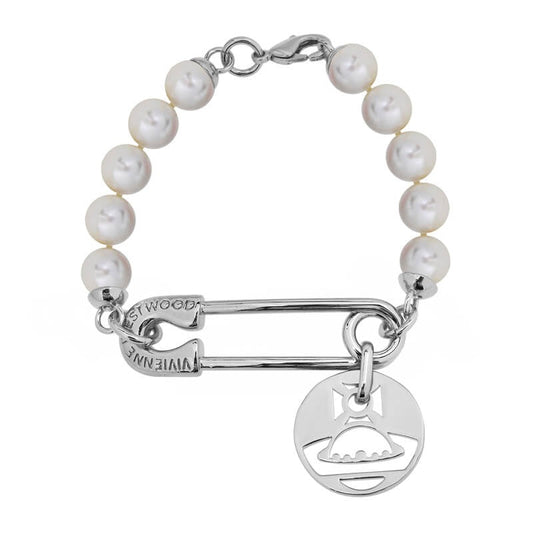 IMOGENE Pin Round Large Pearl Bracelet (with box)