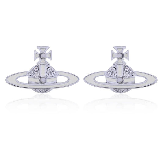 Saturn Diamond Earrings (with box)