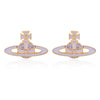 Saturn Diamond Earrings (with box)