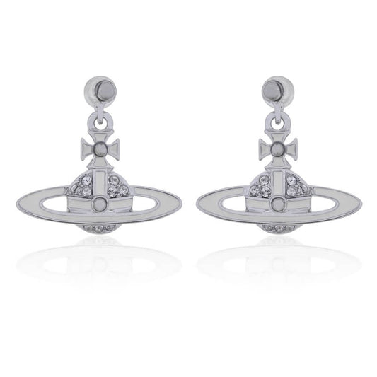 Saturn Diamond Earrings (with box)