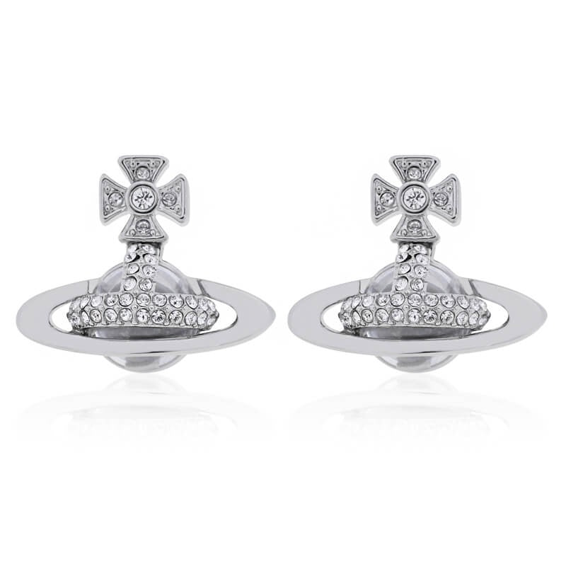 SORADA Half-Face Diamond Earrings (with box)