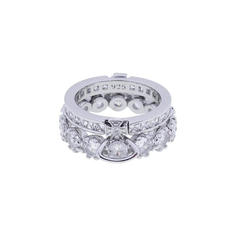 Double Layer Zirconia Ring (with box)