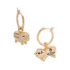 JUANITA Pig Saturn Letters Earrings (with box)