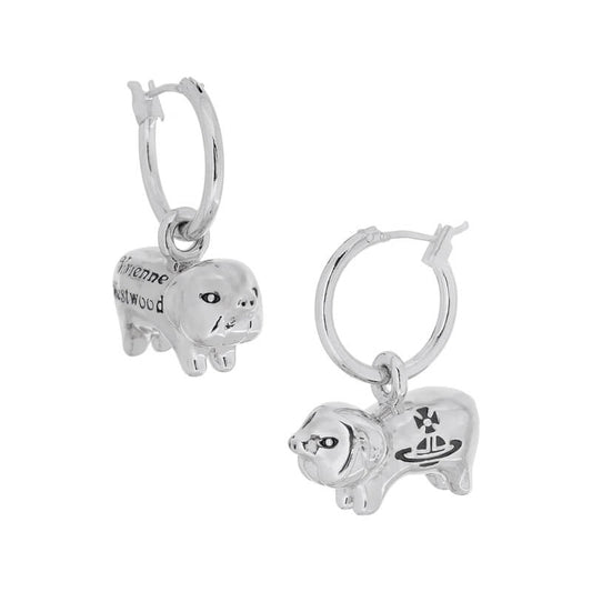 JUANITA Pig Saturn Letters Earrings (with box)