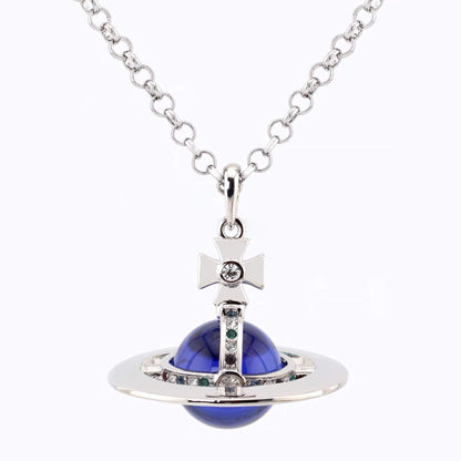 20MM ORB Classic Saturn Pendant Necklace (with box)