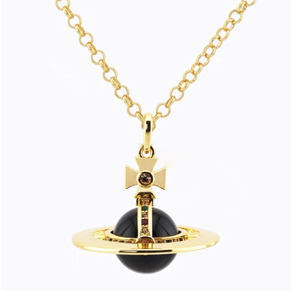 20MM ORB Classic Saturn Pendant Necklace (with box)