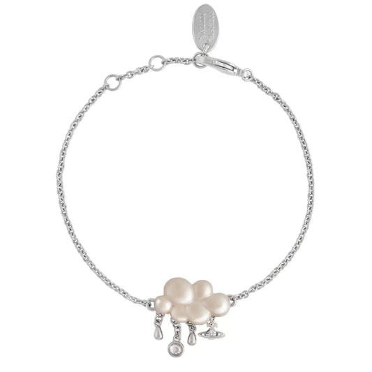 Cloud Pearl Charm Bracelet