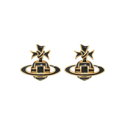 Mini Classic Enamel Orb Stud Earrings