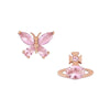 Butterfly Saturn Diamond Earrings (with box)