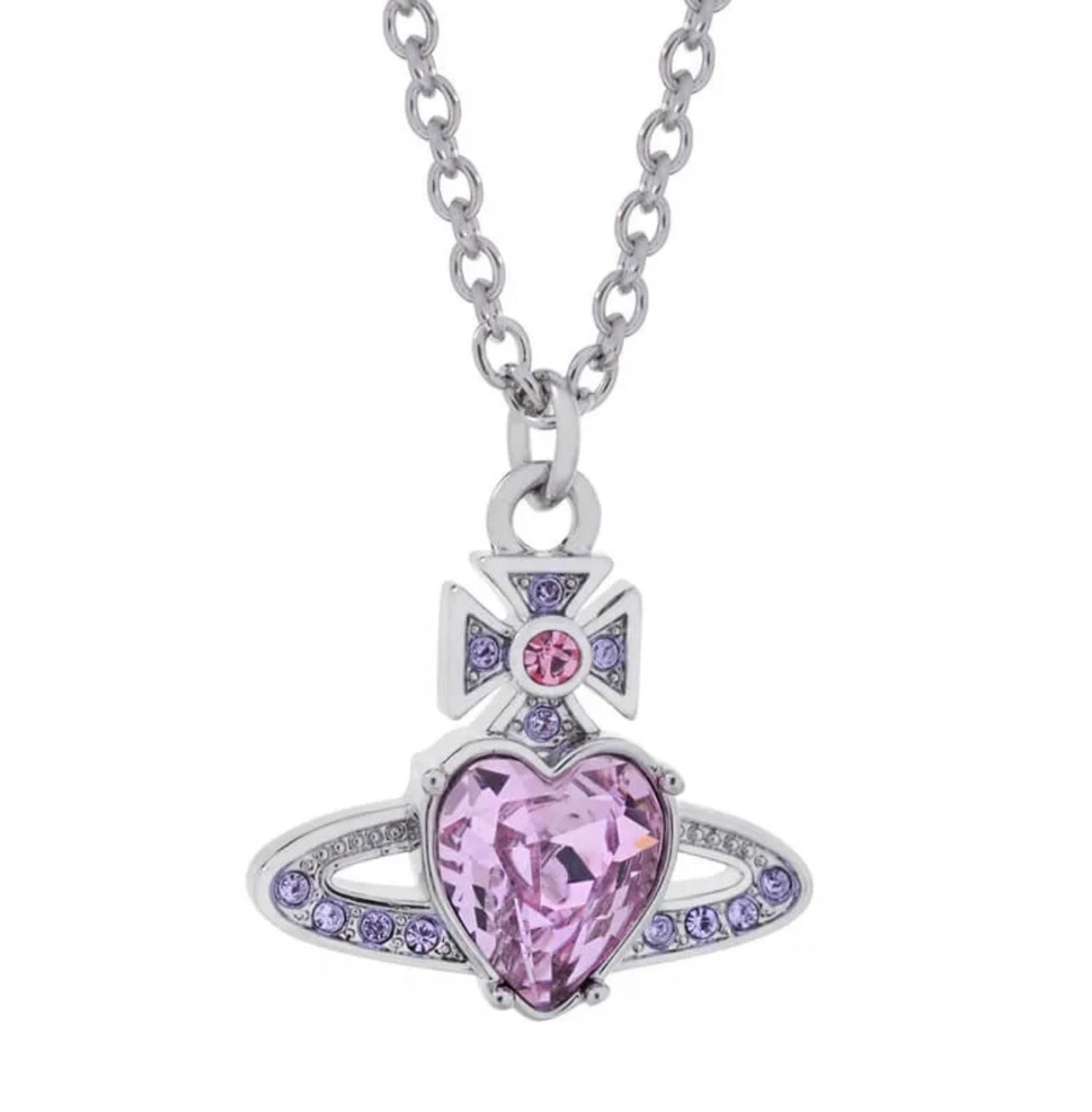 Crystal Heart Necklace (with box)