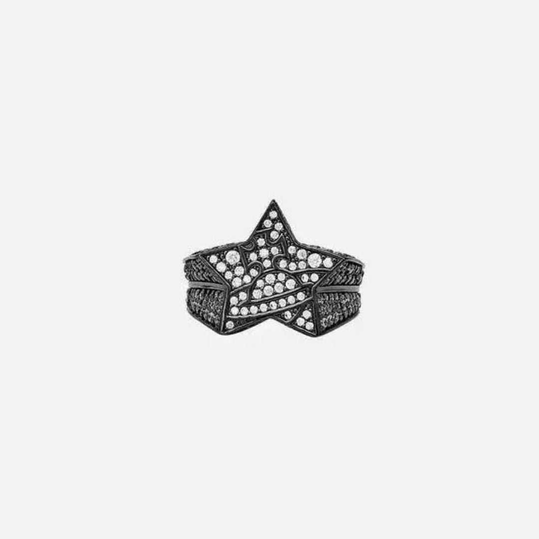 Starlight Emblem Pavé Ring