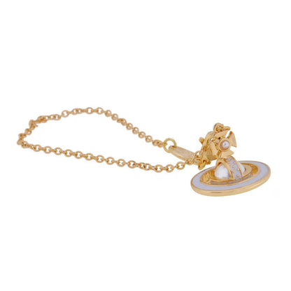 Minimal Orb Charm Chain Bracelet