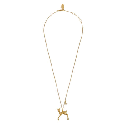 Limited Edition Deer Saturn Orb Necklace