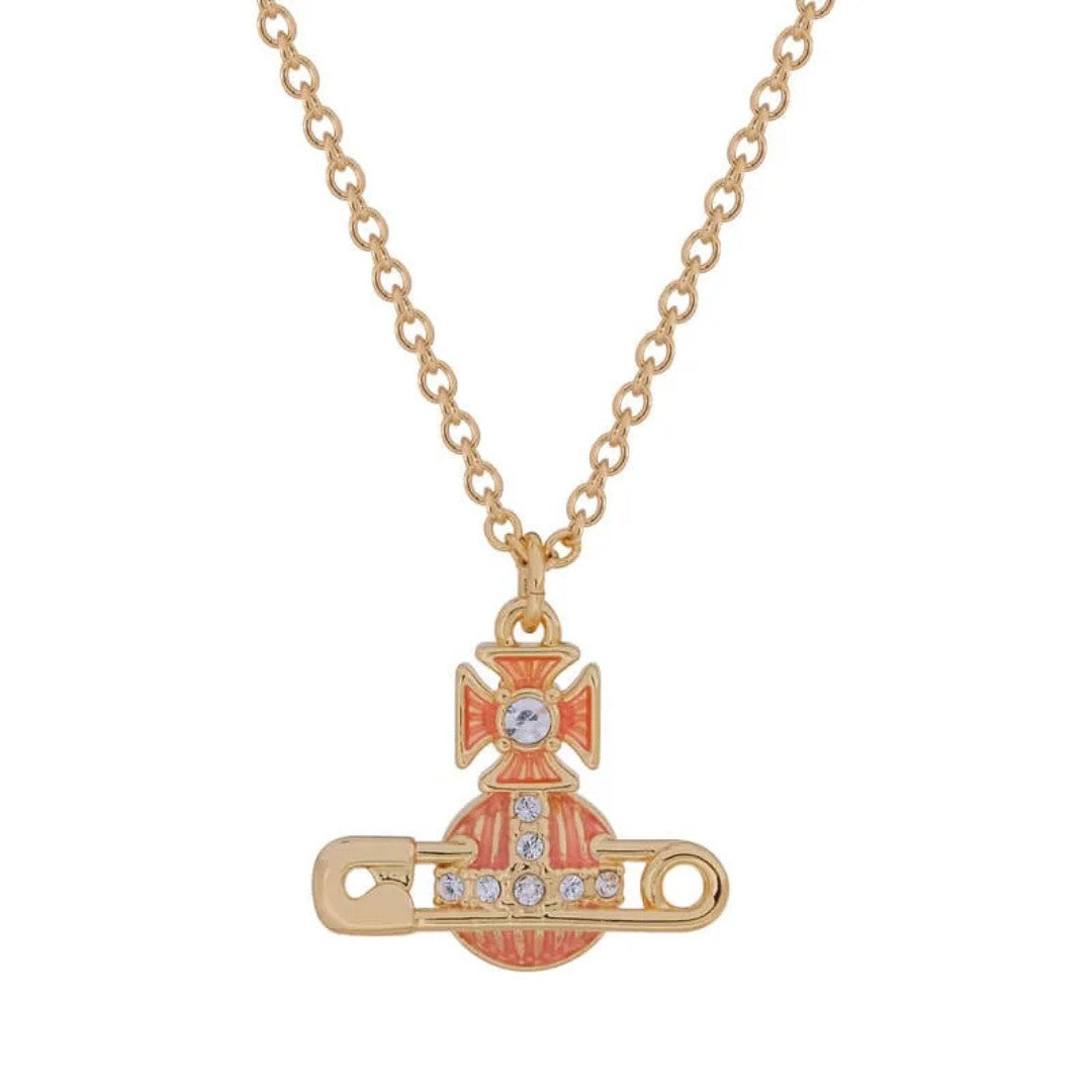 KITTY Pin Lacquered Saturn Necklace