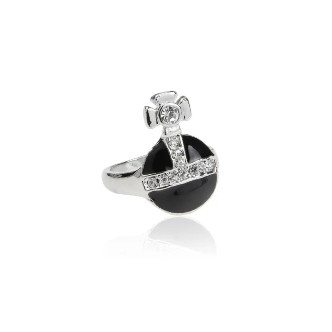 Crystal Orbit Dome Ring