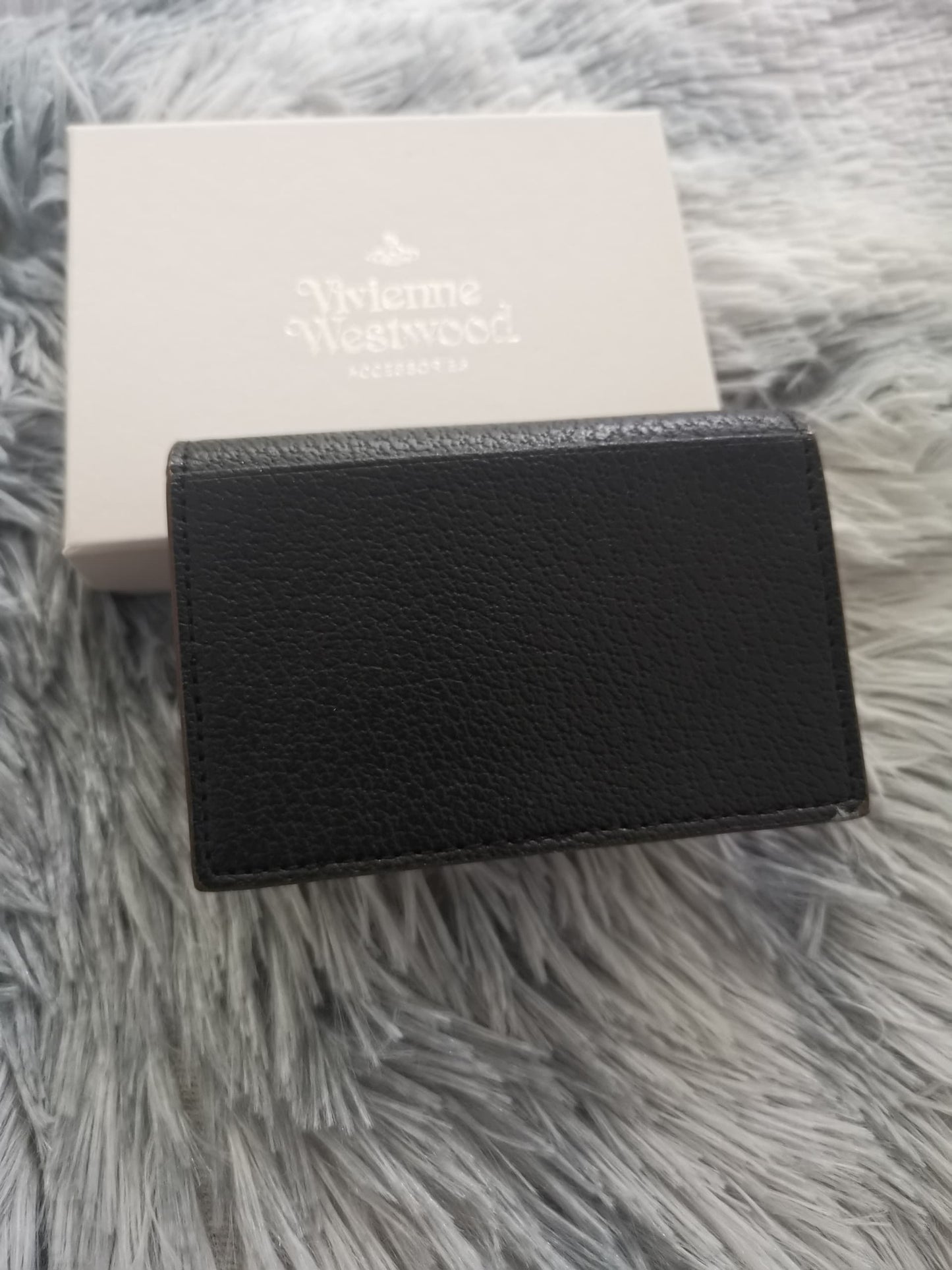 Black leather wallet