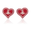 Petra heart earrings (with box)