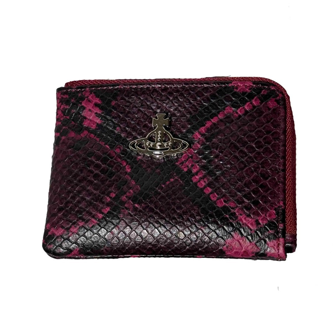 Snake Pattern Saturn Wallet