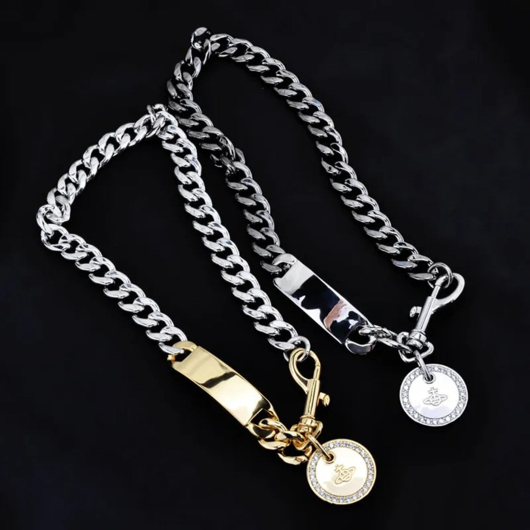 Round Card Necklace