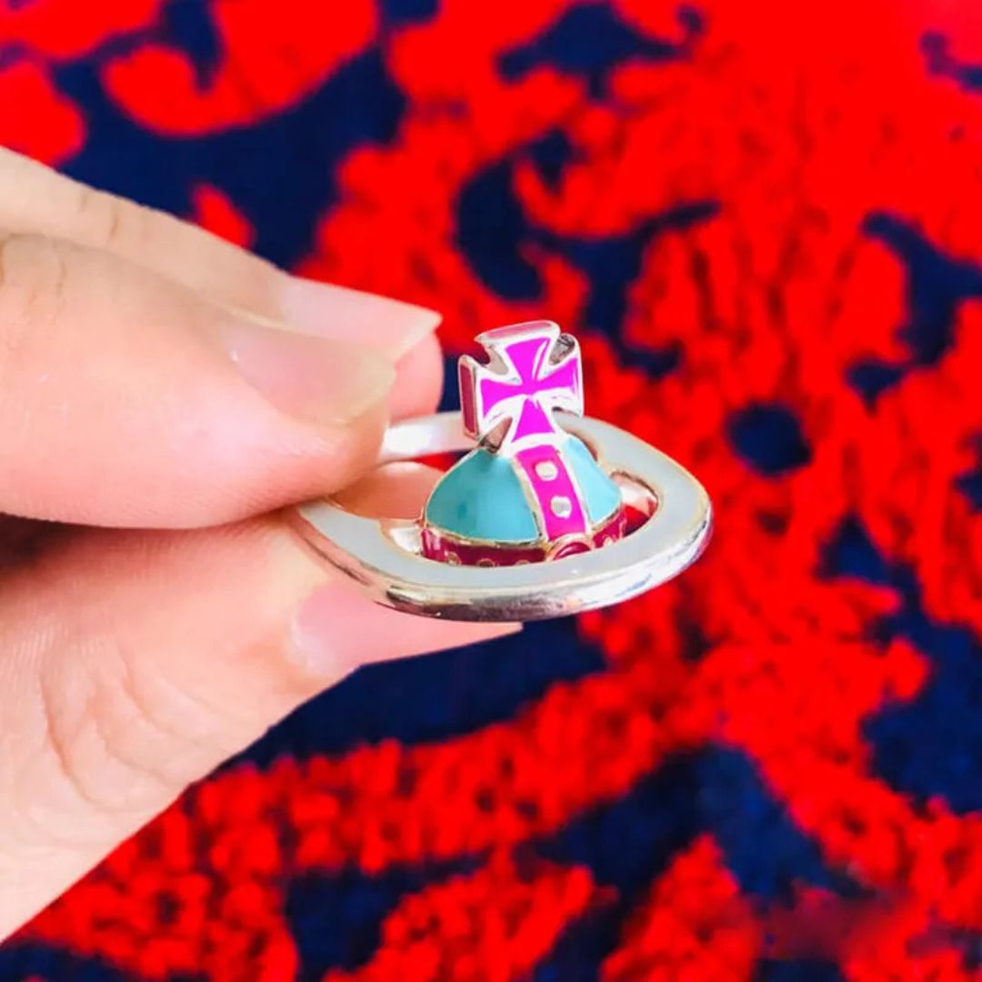 Neon Orbit Pop Ring