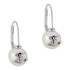 pearl drop earrings (with box)