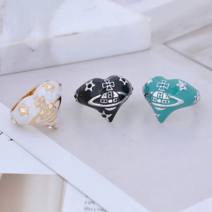 Celestial Heart Orb Ring