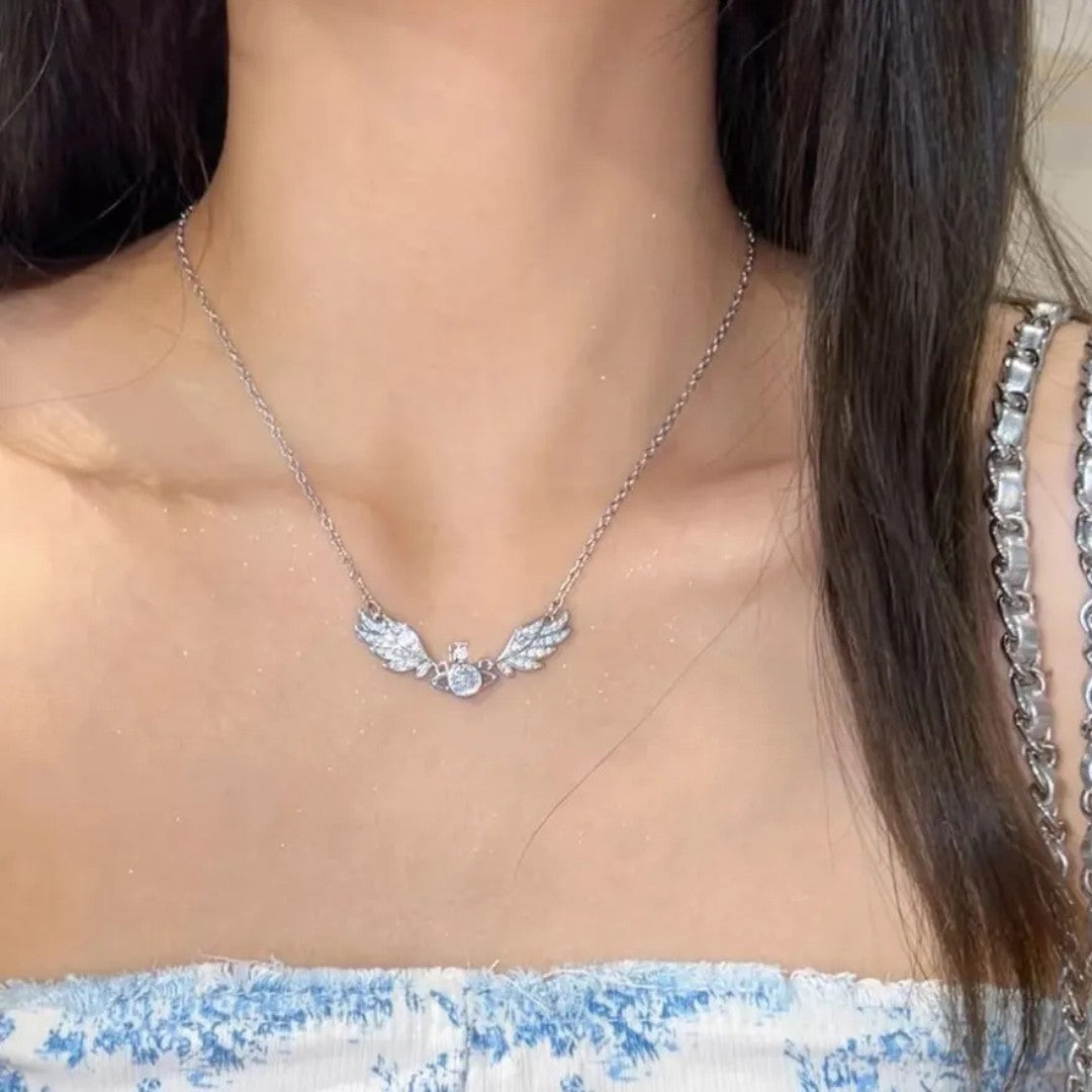 Wings Saturn Necklace