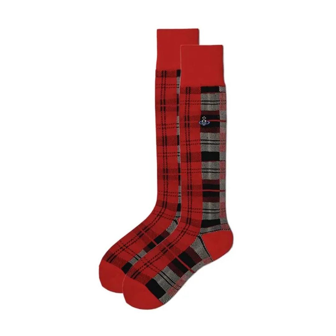 Striped Orb Logo Knee-High Socks