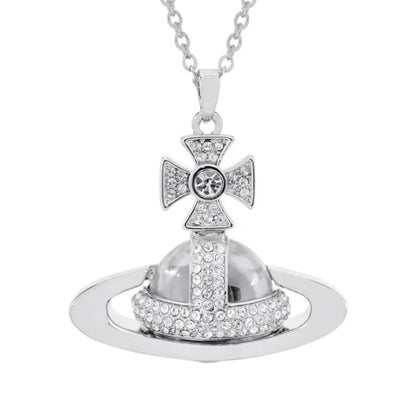 SORADA Half Face Diamond Necklace