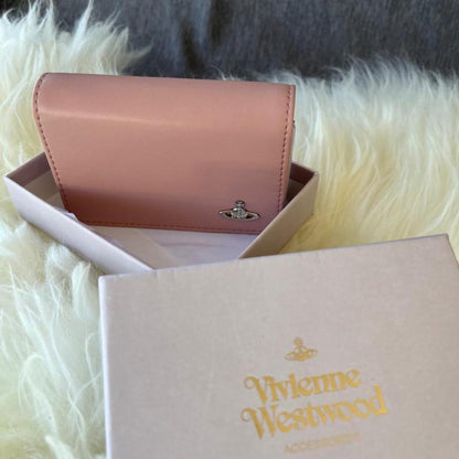 Pink Leather wallet (with box)