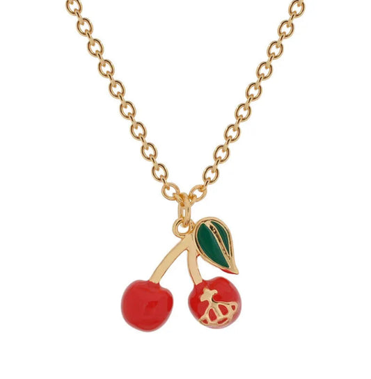 cherry necklace (with box)