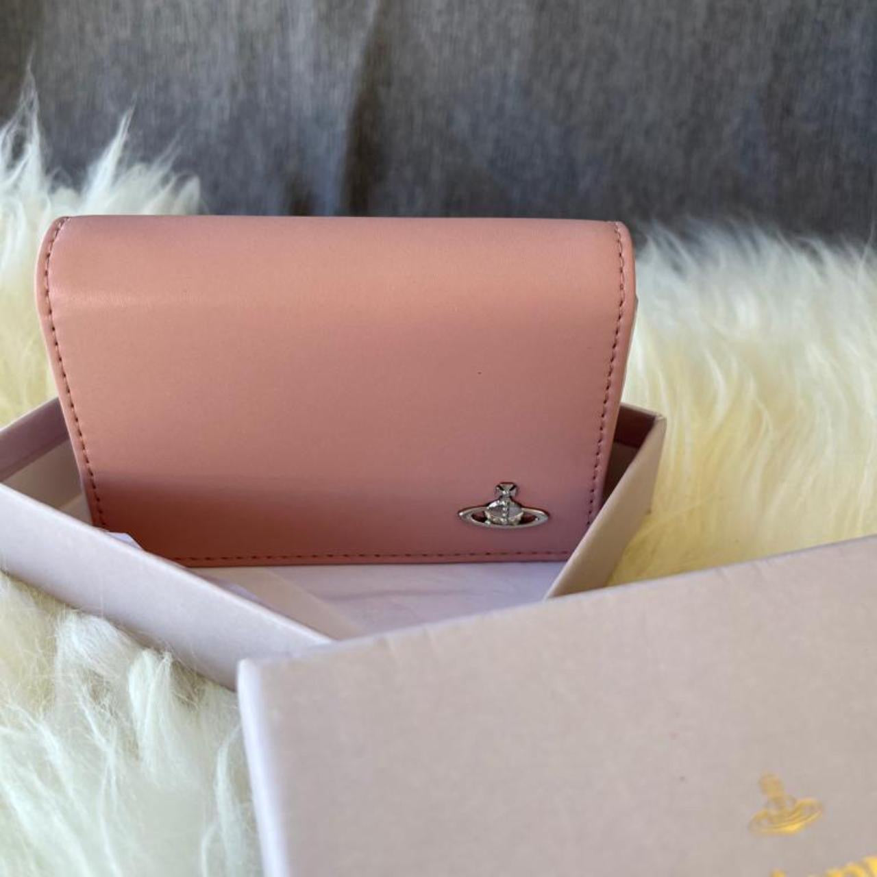 Pink Leather wallet (with box)