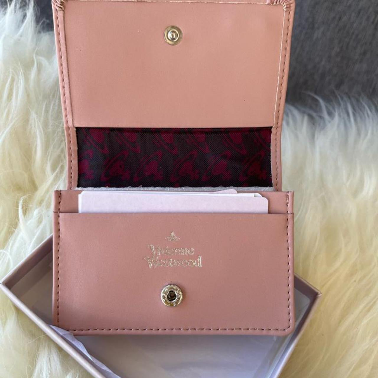 Pink Leather wallet (with box)