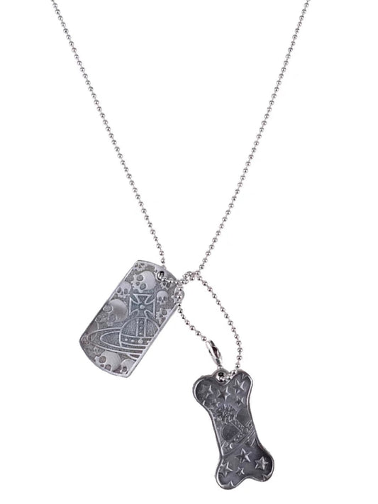 dog tag necklace (with box)