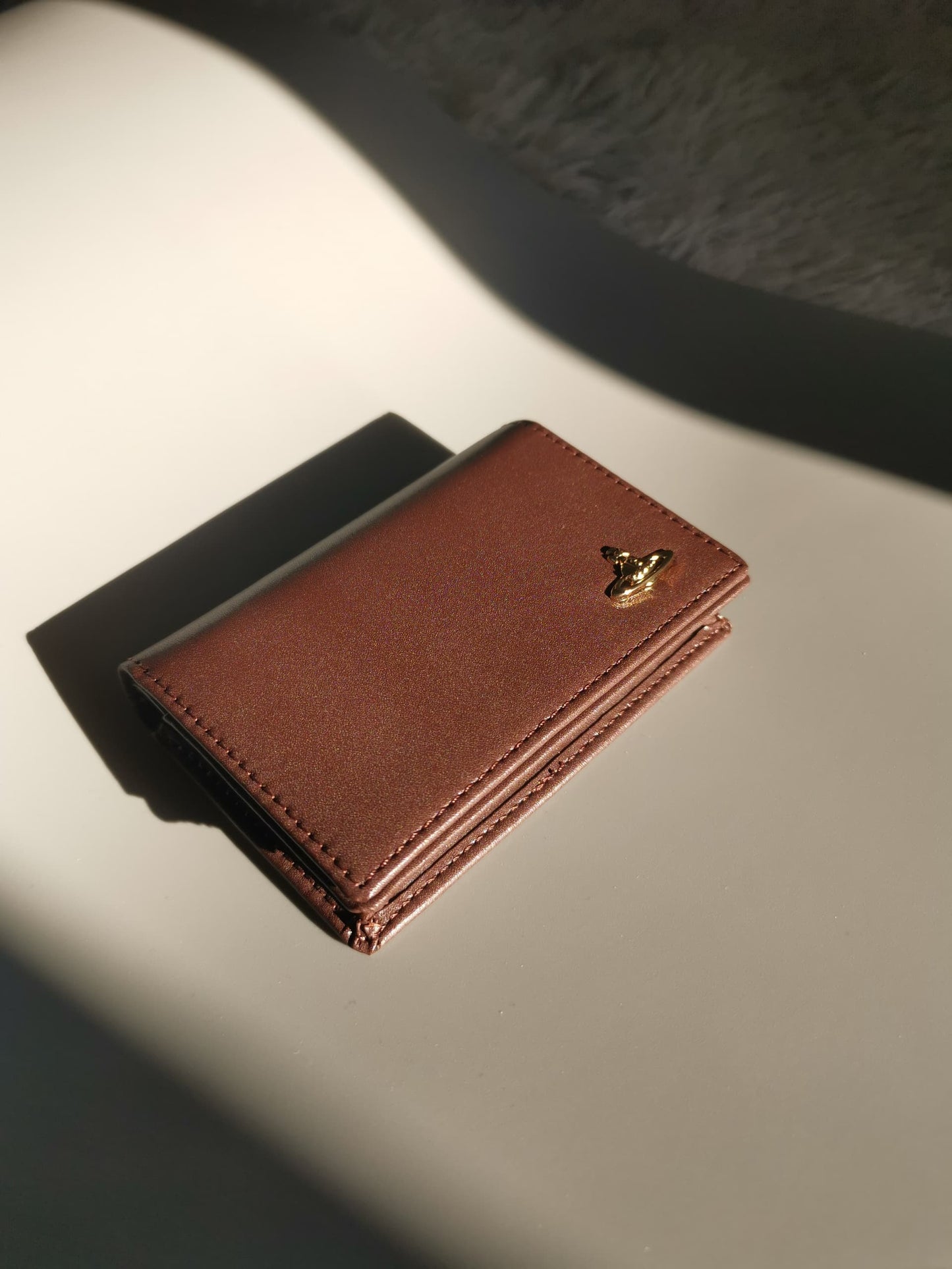 Brown leather wallet