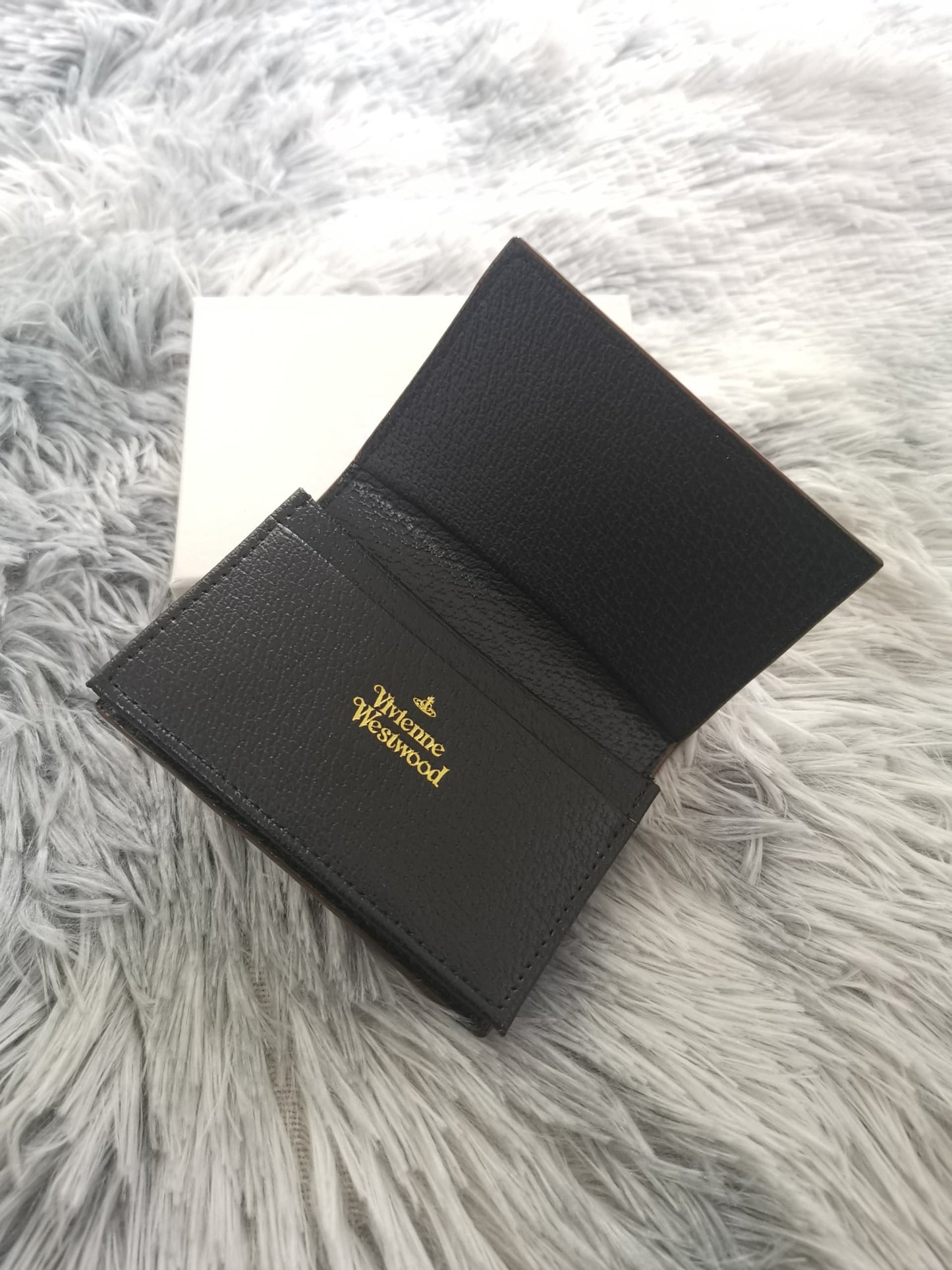 Black leather wallet