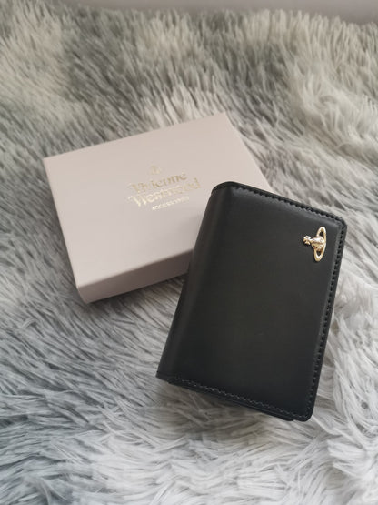 Black leather wallet