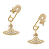 Zirconia Pin Earrings