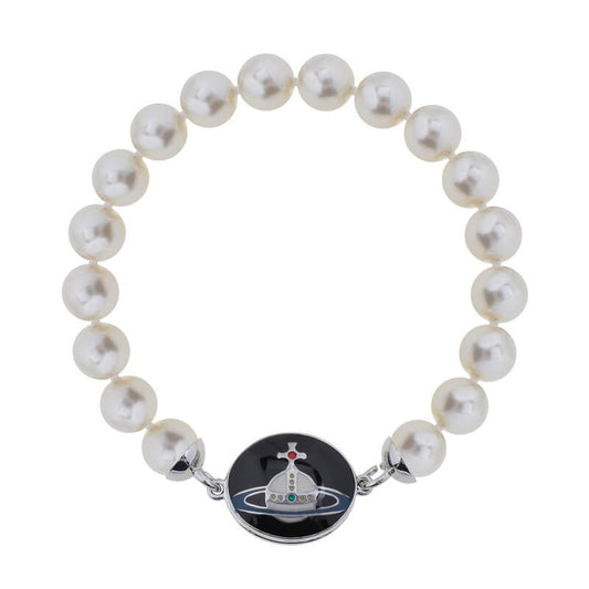 Enamel Pearl Bracelet (with box)