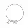 NEW-Butterfly Saturn Diamond Bracelet (with box)