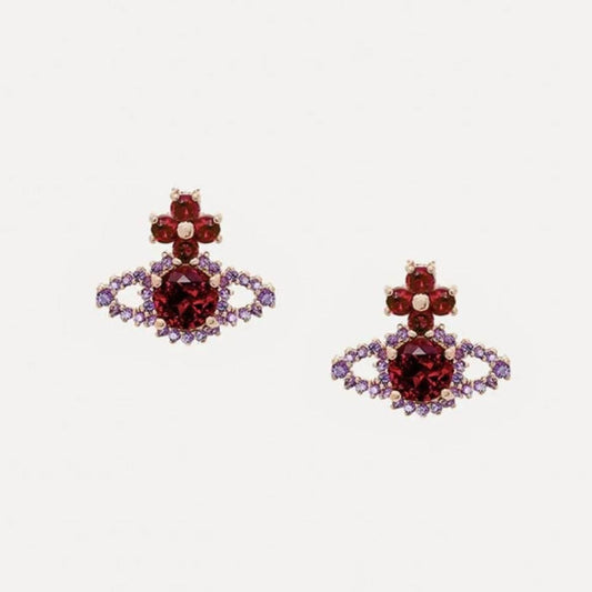 VALENTINA ORB Zirconia Earrings (with box)