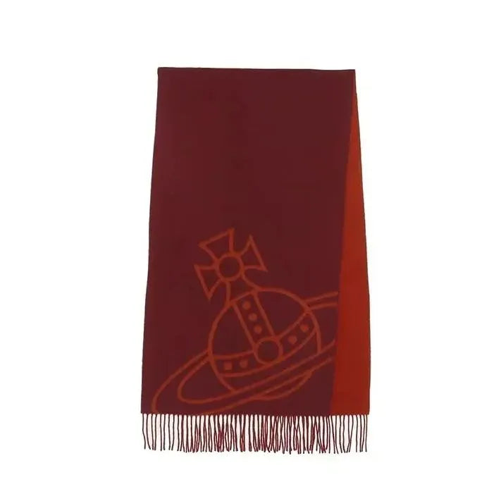 Giant Orb Logo Wool Scarf